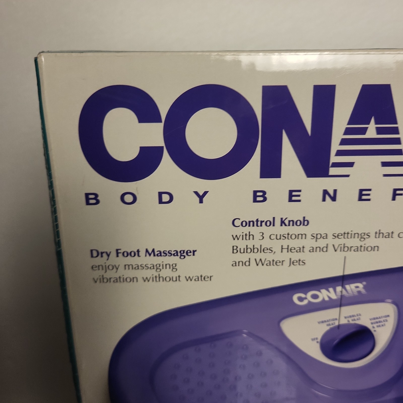 2005 Conair Body Benefits Hydrotherapy Jet Foot Spa (Model FB8S) NEW