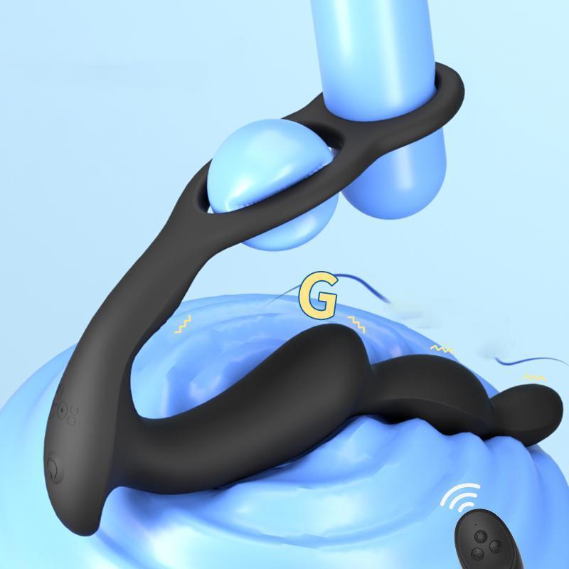 Remote Powerful Prostate Massager Motors Male Waterproof Vibrators *US STOCK