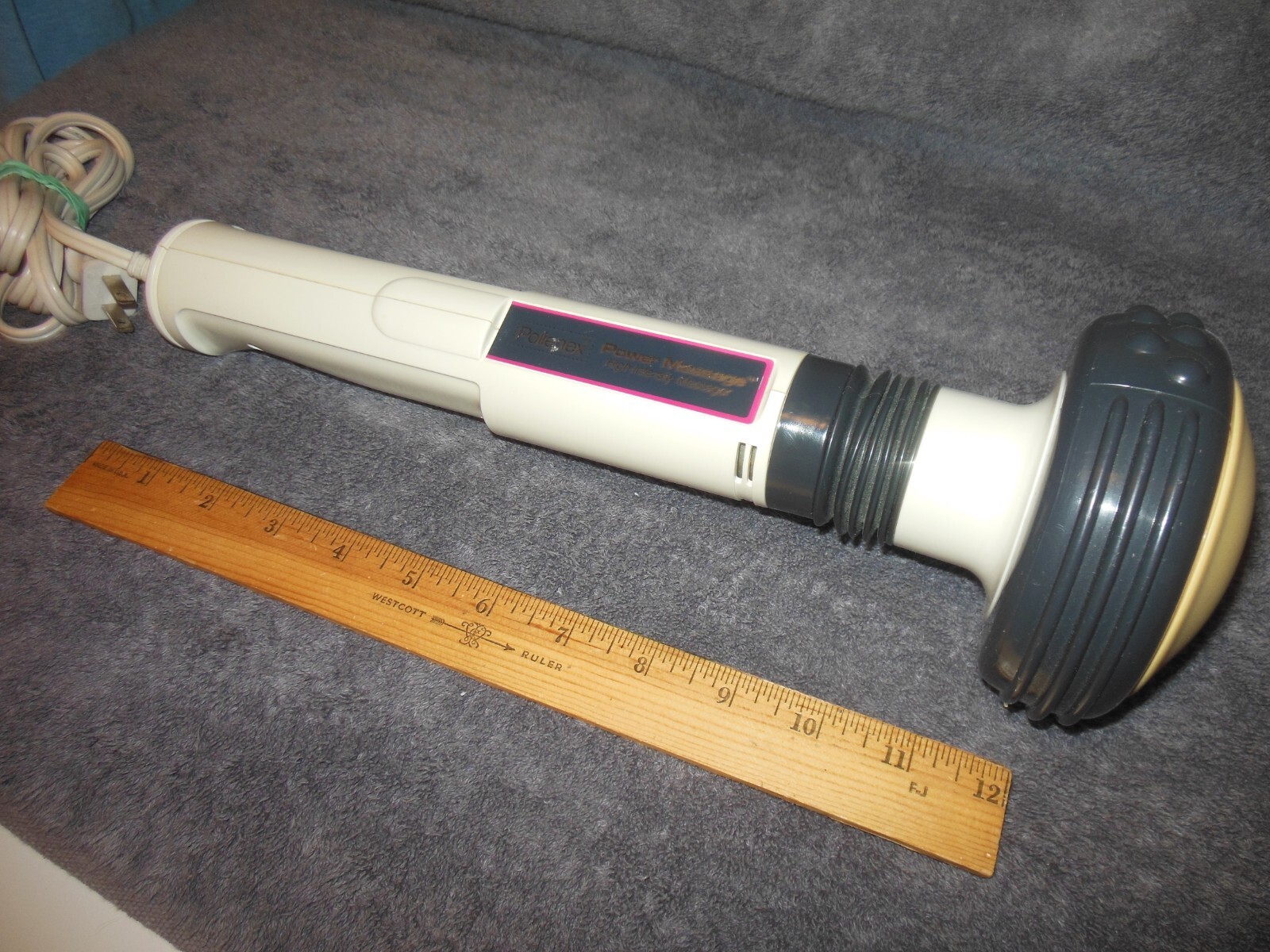 Pollenex WM-10 Power Massage High Intensity 2 Speed Massager Vibrator Wand EUC