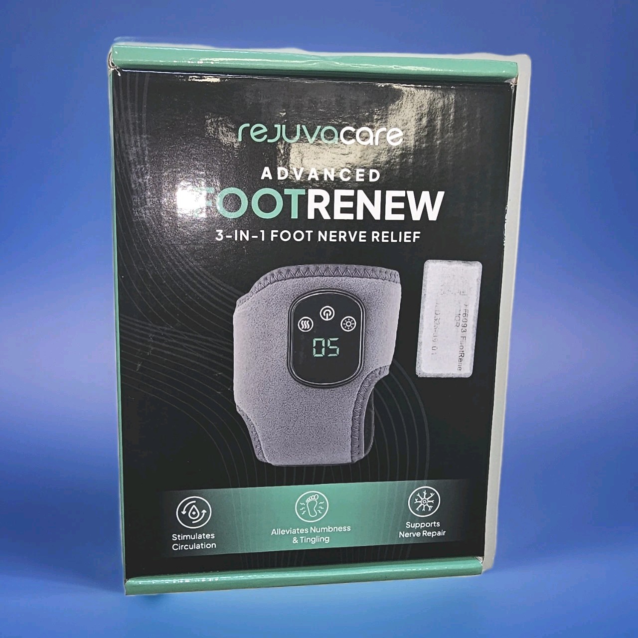Rejuvacare Foot Renew 3-in-1 Nerve Relief Massager Rechargeable New