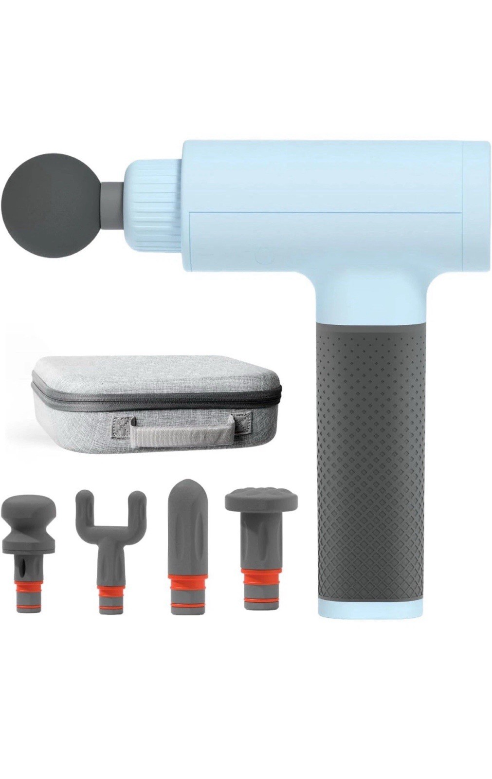 Sharper Image Powerboost Massage Gun Version 3.0-5 Attachments, Quiet Motor,