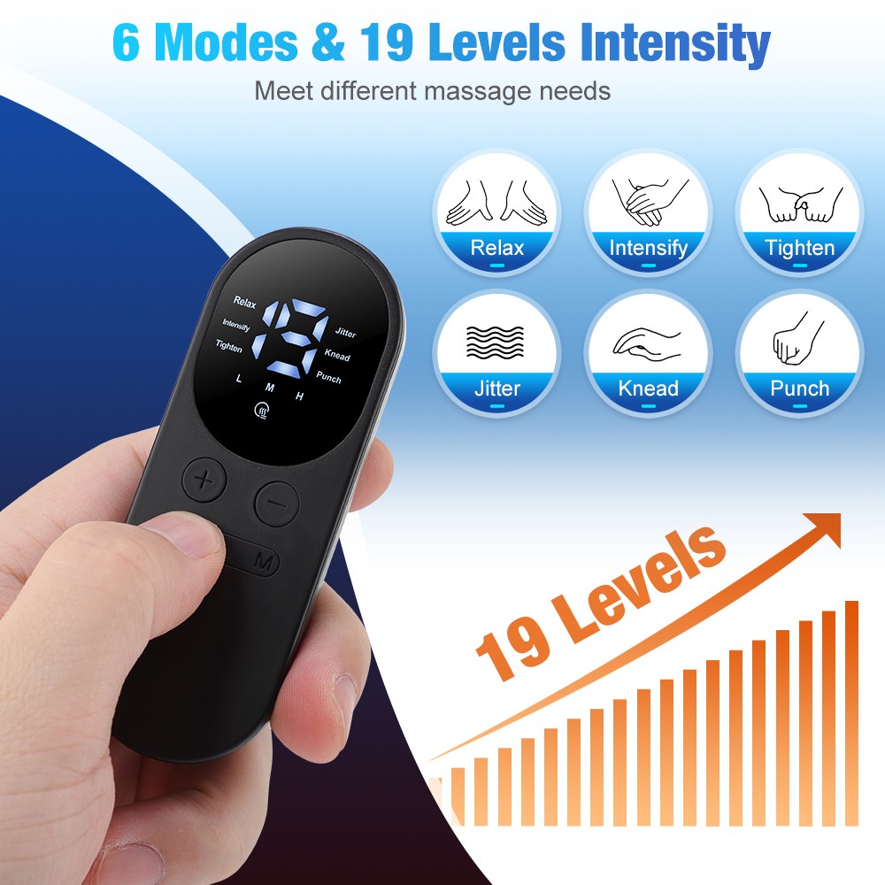 Heating Pulse Muscle Stimulator Cervical Massage Patch for Back Neck Pain Relief