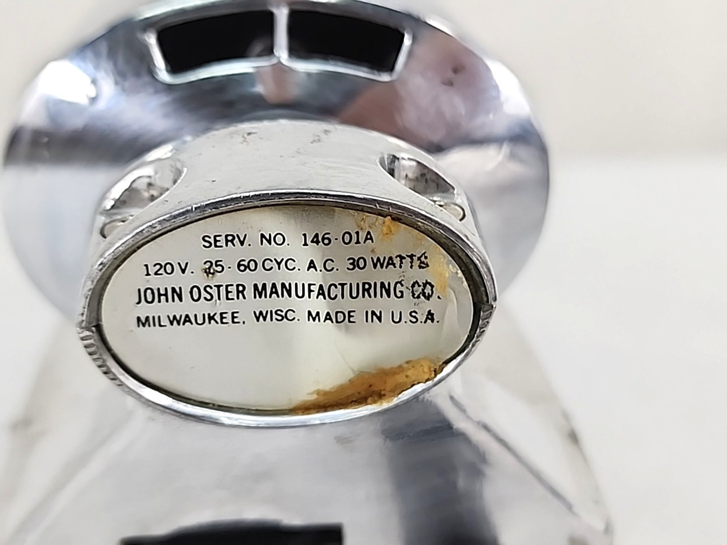 Vintage Oster 146-01A Ultra Scientific Massager Vibrator Variable Speed Chrome