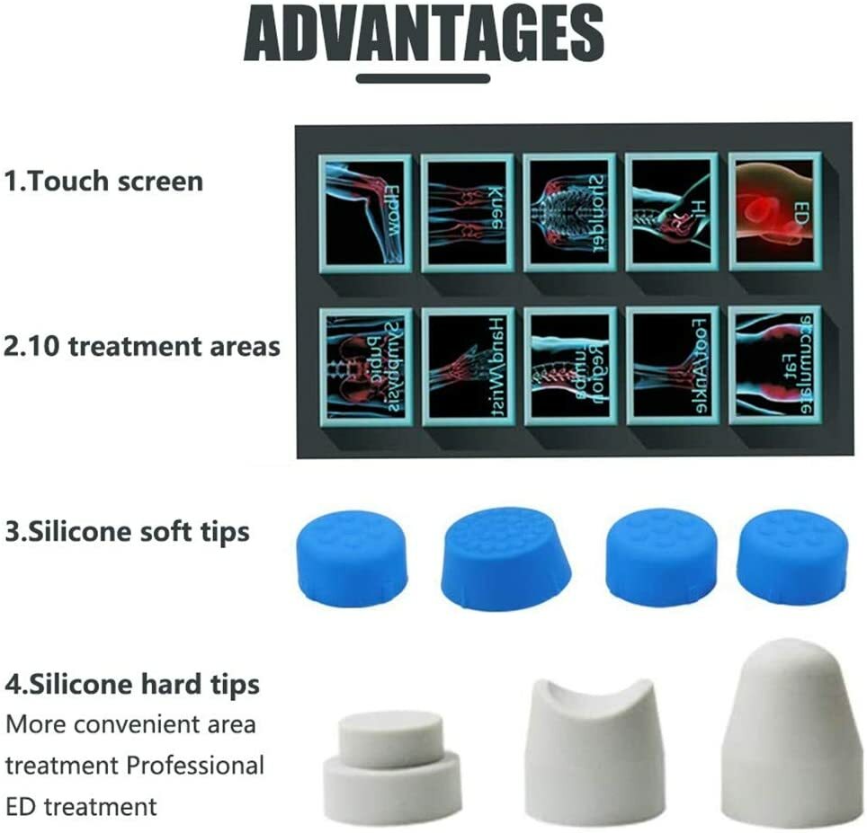 Focused Shockwave Therapy Machine Shock Wave Body Massager Pain Relief Treatment
