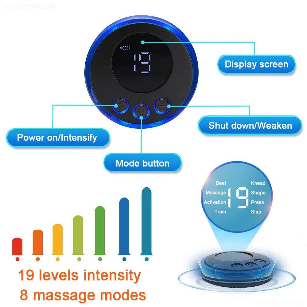 EMS Facial Body Muscle Stimulator Electrode Face Cheek Slimming Beauty Massager