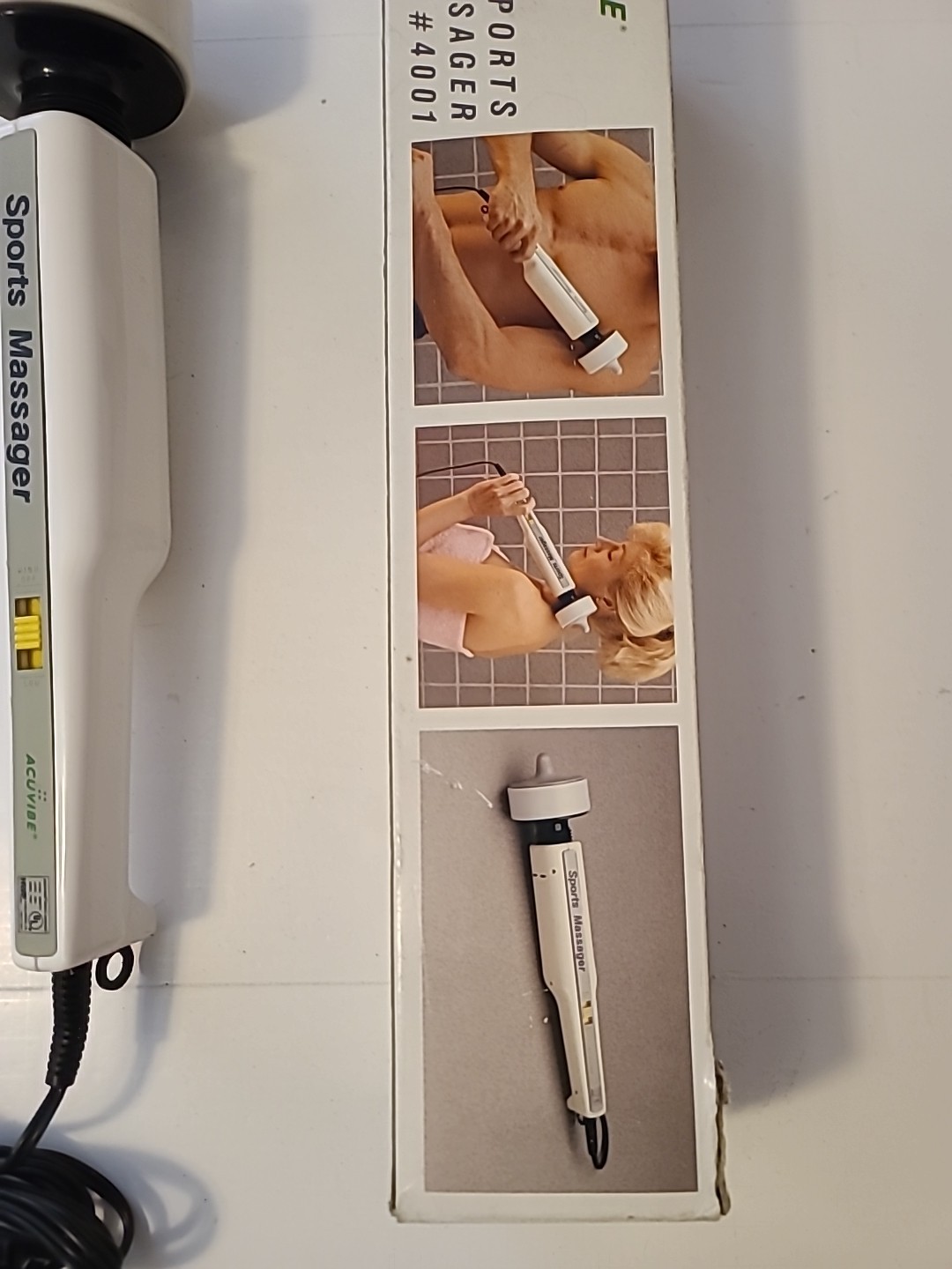 Vintage Acuvibe Massager Sports Massager #4001 WORKS