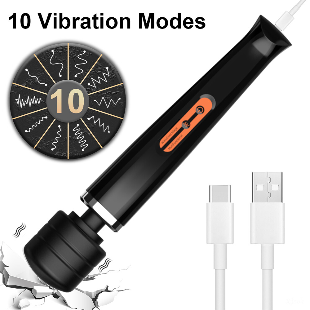 Handheld Massager Wand Vibrating Massage Magic Full Body Therapy Motor 20 Speed