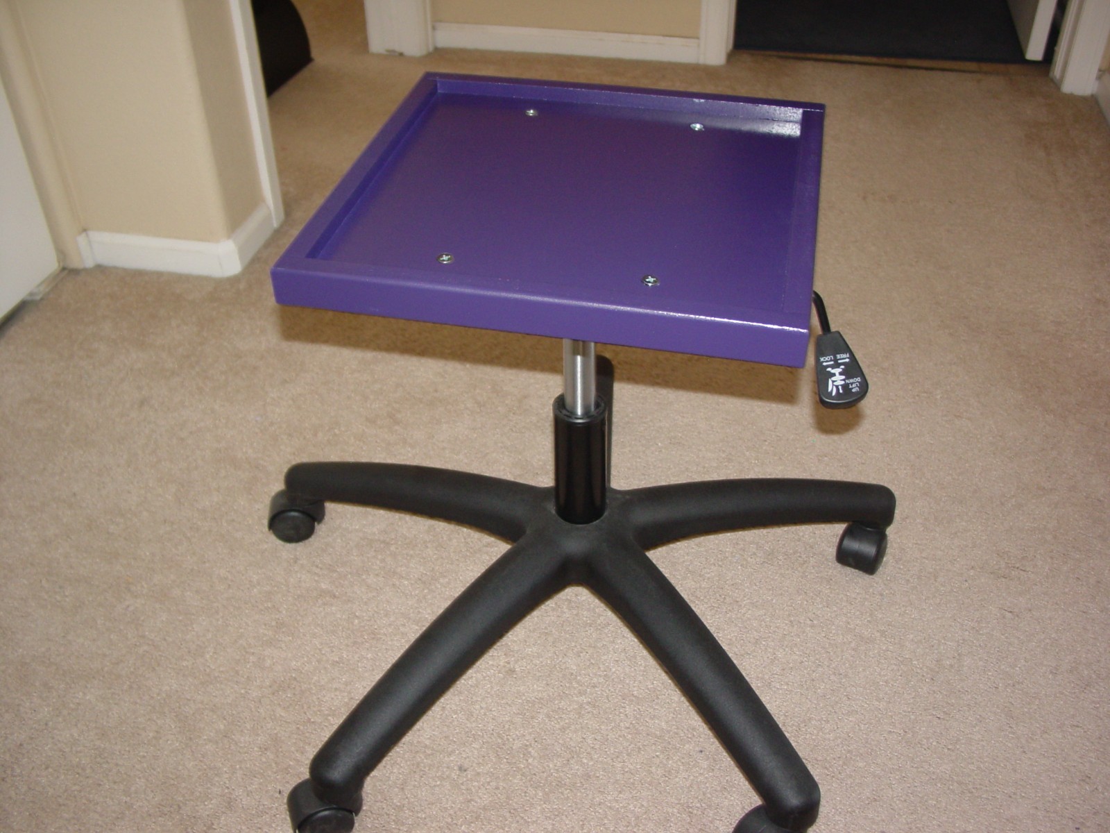 Sybian Machine Air Adjustable Stand 23” – 31” for Perfect Height (color purple)