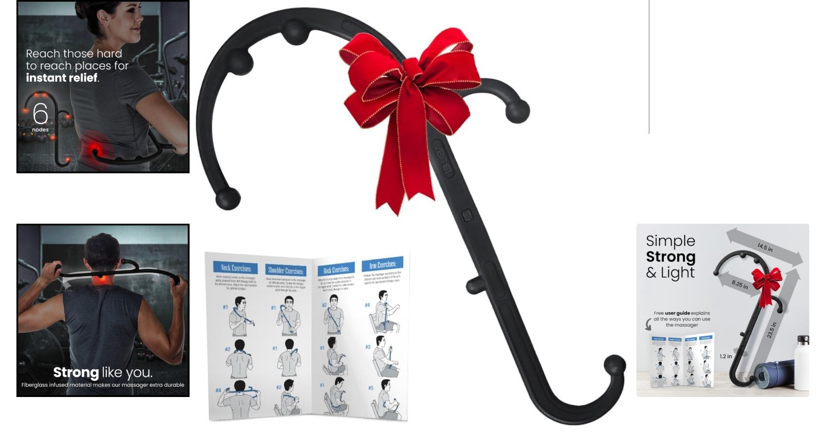 Versatile Handheld Massage Hook Tool – Effective Relief for Fibromyalgia & More