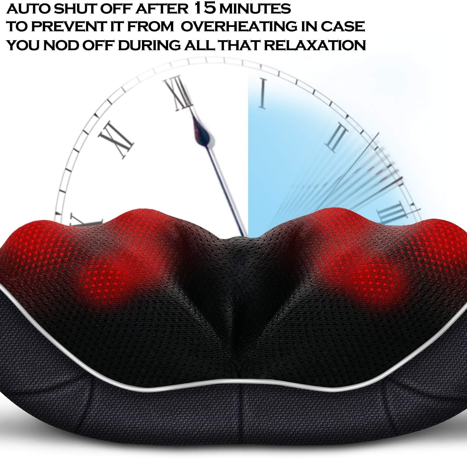 Christmas Women Men Gifts, Shiatsu Neck and Shoulder Massager with Heat Deep Tis