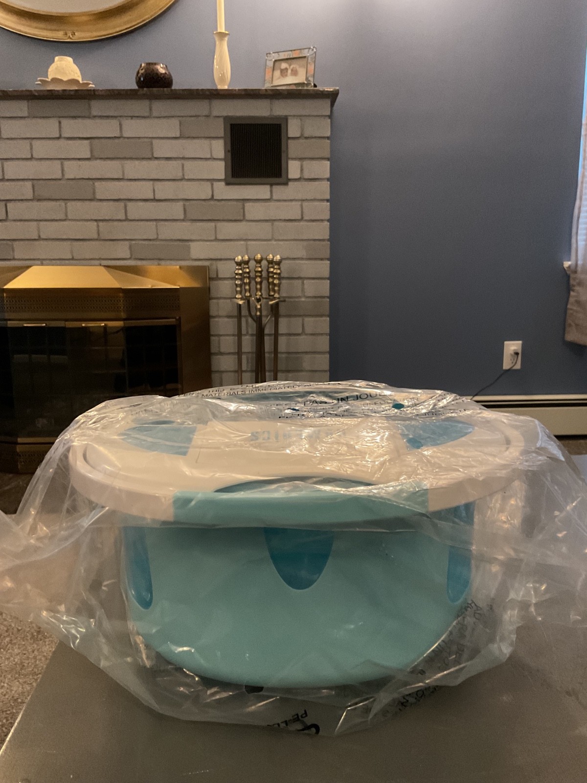HOMEDICS Shower Bliss FOOT SPA with HEAT BOOST New no Box