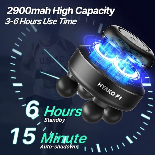 4 Head Deep Tissue Massager HYAKO F1 Orbital Body Tool