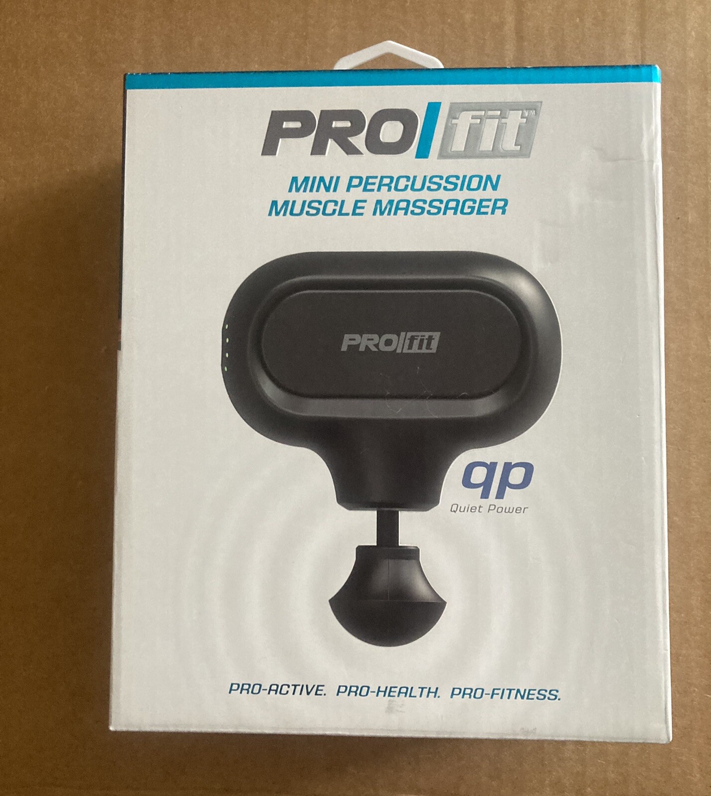 Pro Fit Mini Percussion Muscle Massager Quiet Power 2 Hours Usage 4 Speed