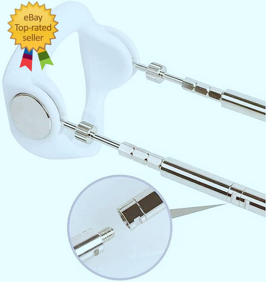 White Penile Traction Device Effective Penile Enlargement Stretching Exercise Ki