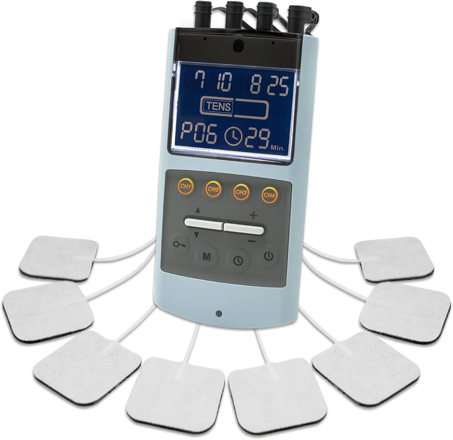 TENS EMS Muscle Stimulator, EV-906 for Pain Relief and Muscle Strengthening, Jap