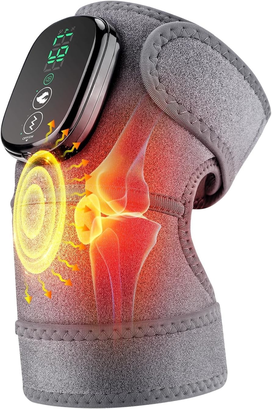 Adjustable Heated Massager with Touch Control for Pain Relief Anywhere, Anytime