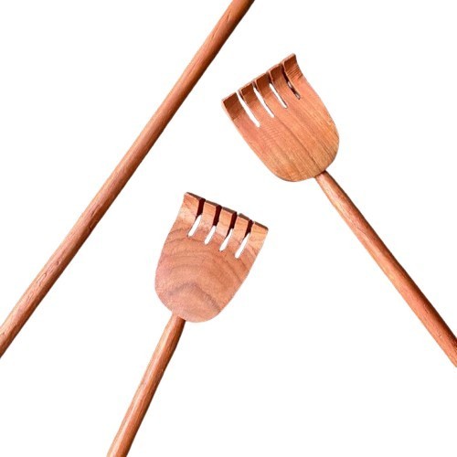Back Scratcher Teak Wood Handmade stick Thai Body Massager wooden