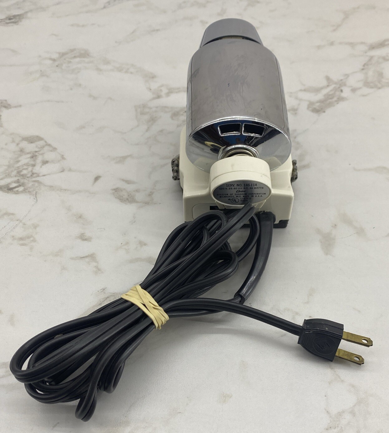 Vtg Oster Scientific Vibrating Massager 146-11A Made in USA Two Speeds Tested