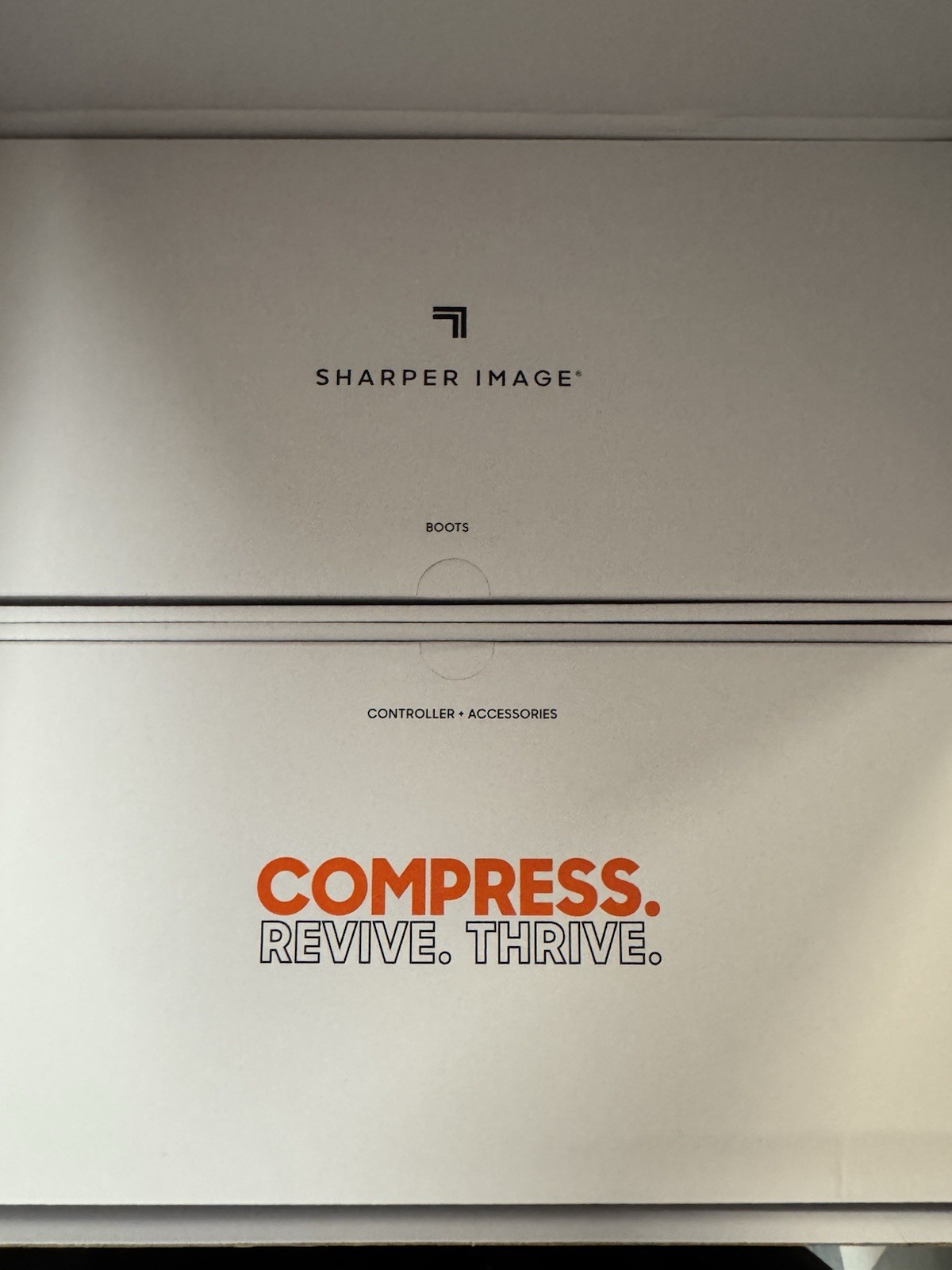 Sharper Image Air Compression Boots FLEX Electric Leg Recovery System-Large/XL