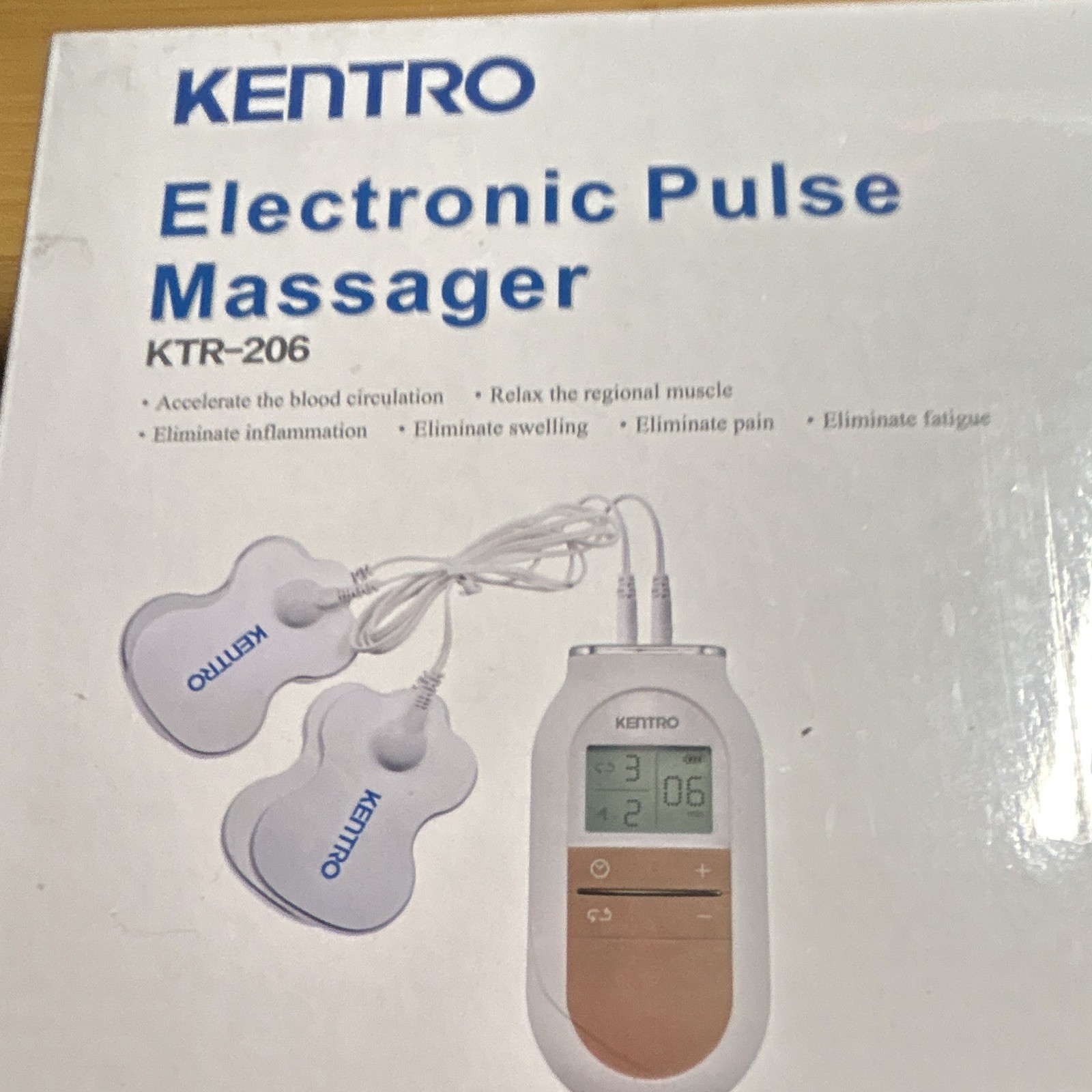 Kenton Electronic Pulse Massager Model KTR-206 Unopened Factory Sealed Package