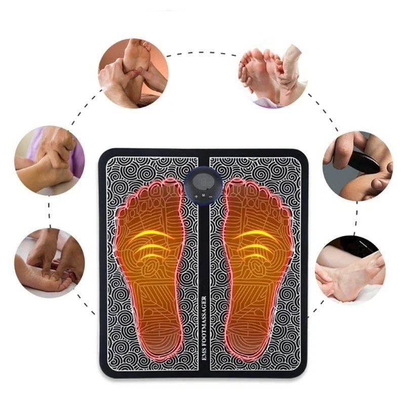EMS Foot Massager Mat – Foot Stimulator Pad – Foldable Feet Massage Machine