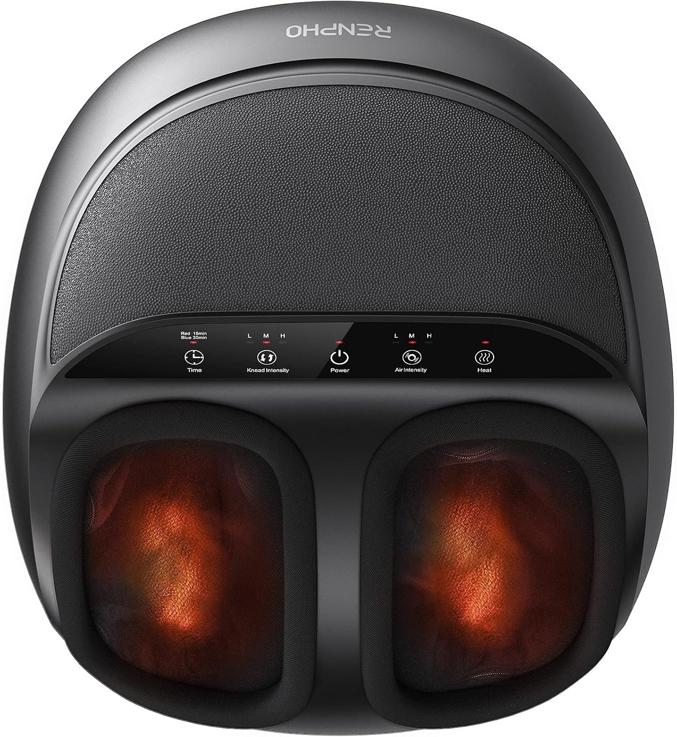 RENPHO Full Foot Massager Machine, 2026 Upgraded Shiatsu Foot Massager with Heat