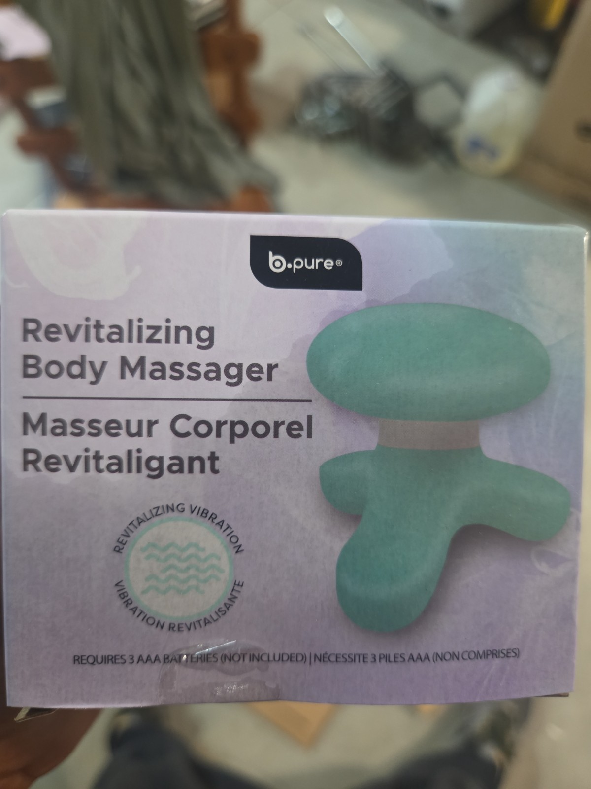 New Open Box | B•Pure | Body Massager | Hand Held | Battery Powered|