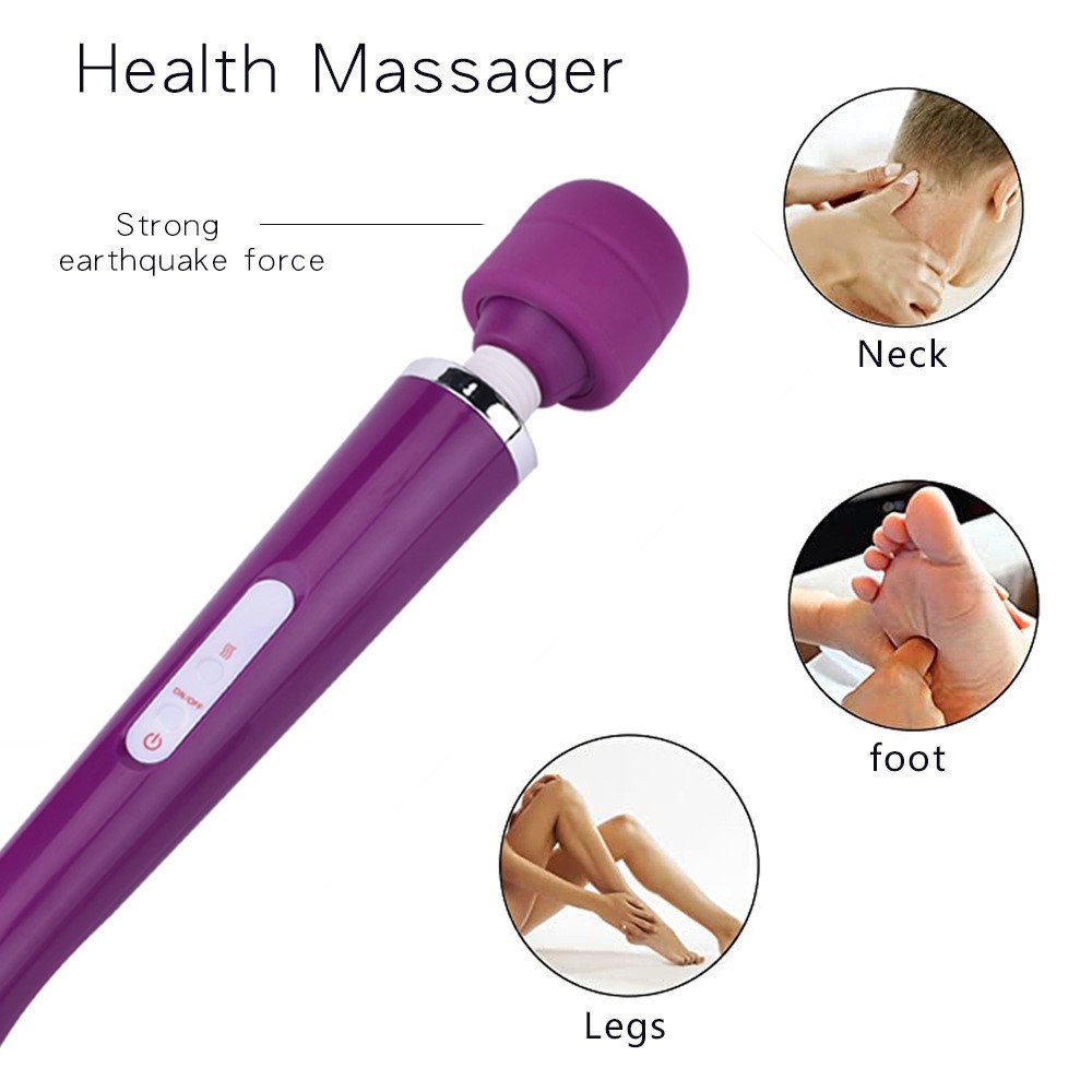 Handheld Massager Wand Vibrating Massage Neck Full Body Therapy multi-speed gift