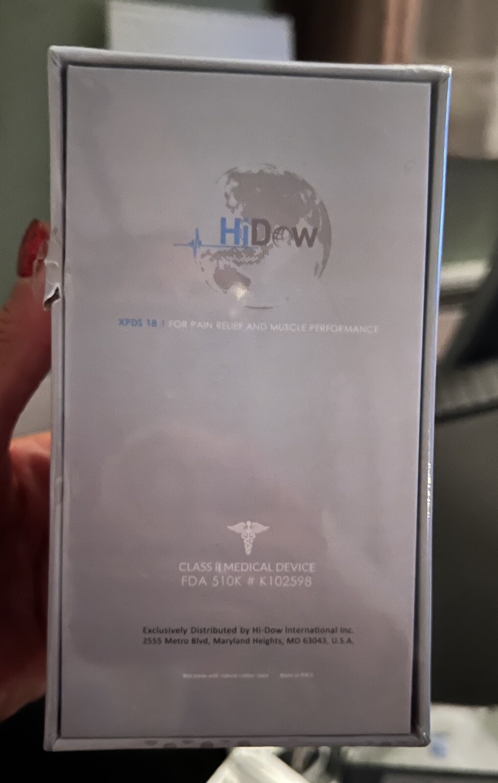 HiDow XPDS 18 TENS/EMS Massager – 4 x 2.375 x 0.5in
