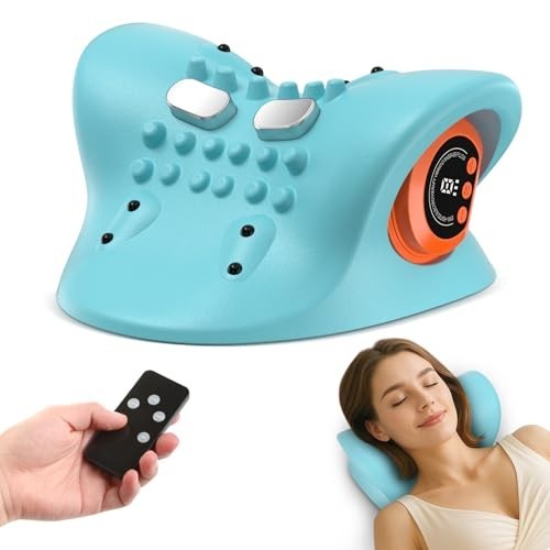 3-in-1 Neck Massager with Heat – Portable Adjustable Intensity for Relaxation at