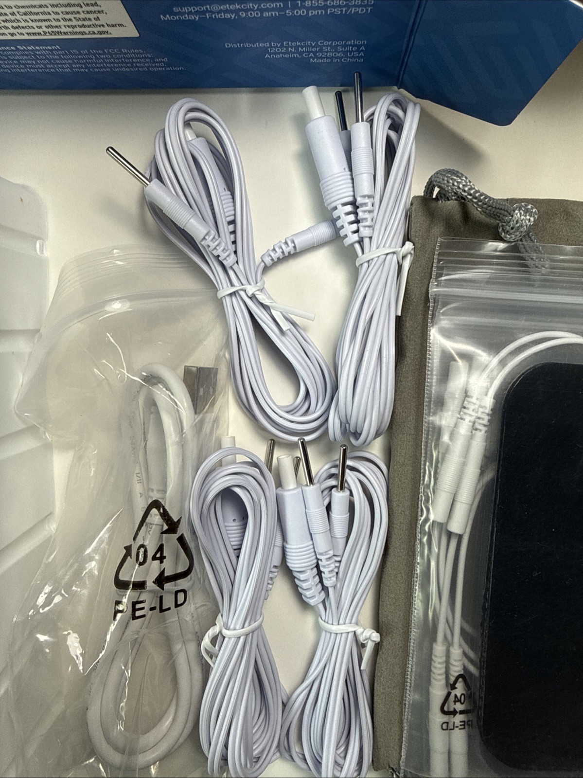 ETEKCITY TENS Unit Muscle Stimulator Machine for Pain Relief ETU-134