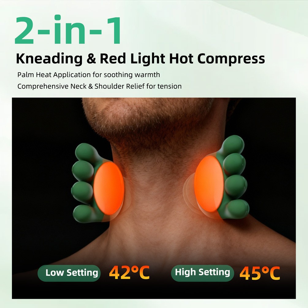 Bionic Finger Neck Shoulder Massager Wireless Neck Cervical Trapezius Kneading