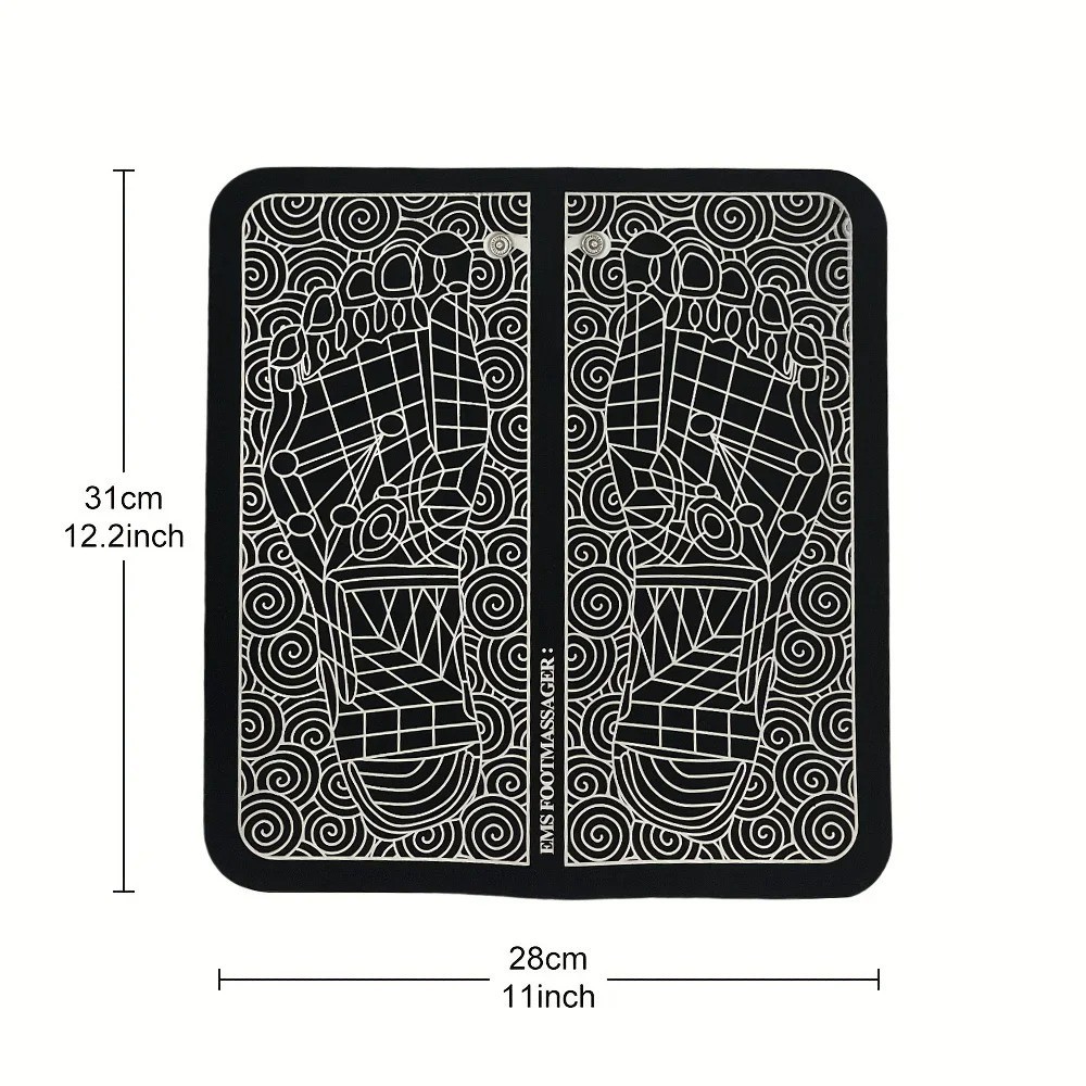 Electric USB Charging Foot Massage Mat Relaxes Foot Acupoint Massage Mat Improve
