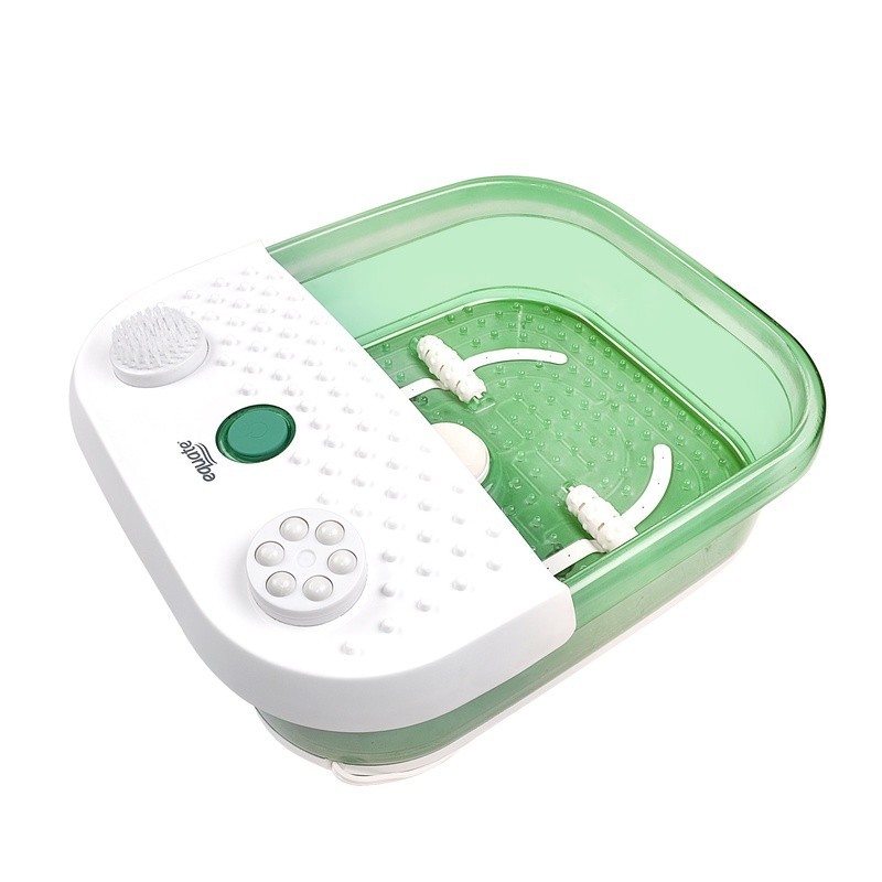Toe Touch Control Heated Bubble Massage Foot Bath Spa Soothing Relaxation New