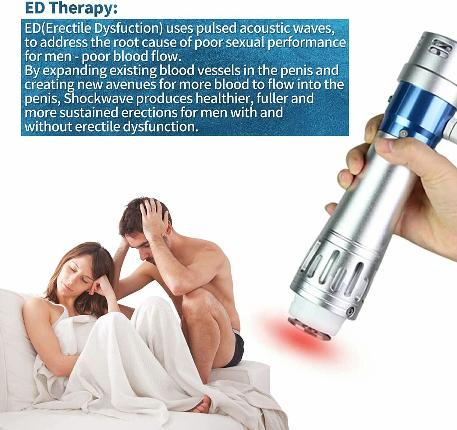 ED Shock wave therapy machine, suitable for erectile dysfunction