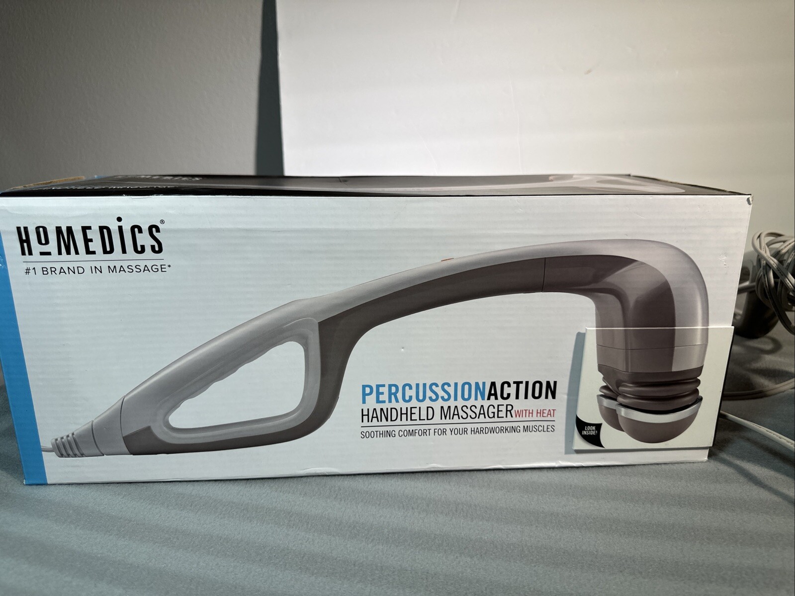 Homedics Dual Node Percussion Massager With Heat Model HHP-351H COMPLETE