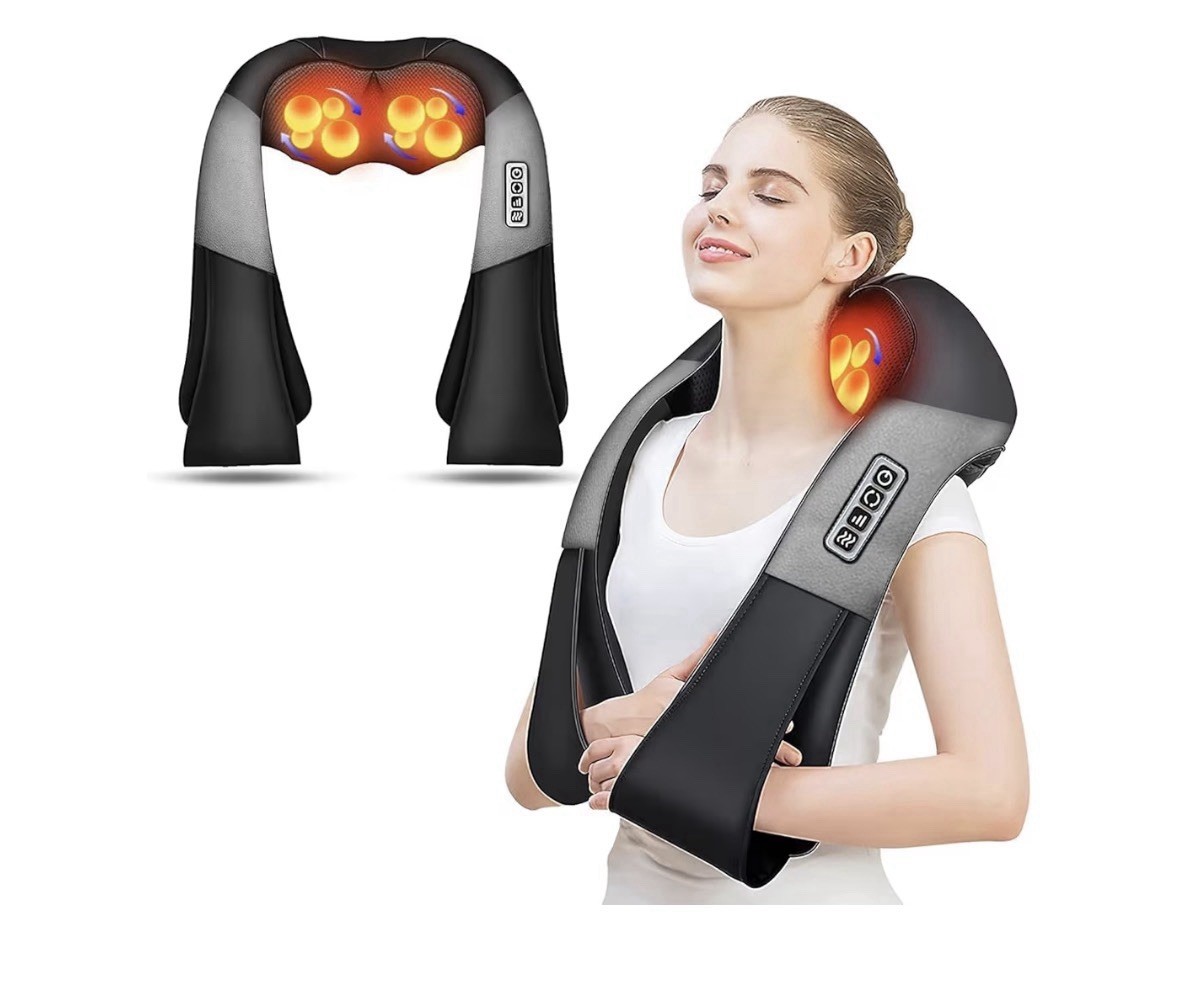 Neck Massager,Gifts for Women Men Mom Dad – Shiatsu Back and Neck Massager,Sh