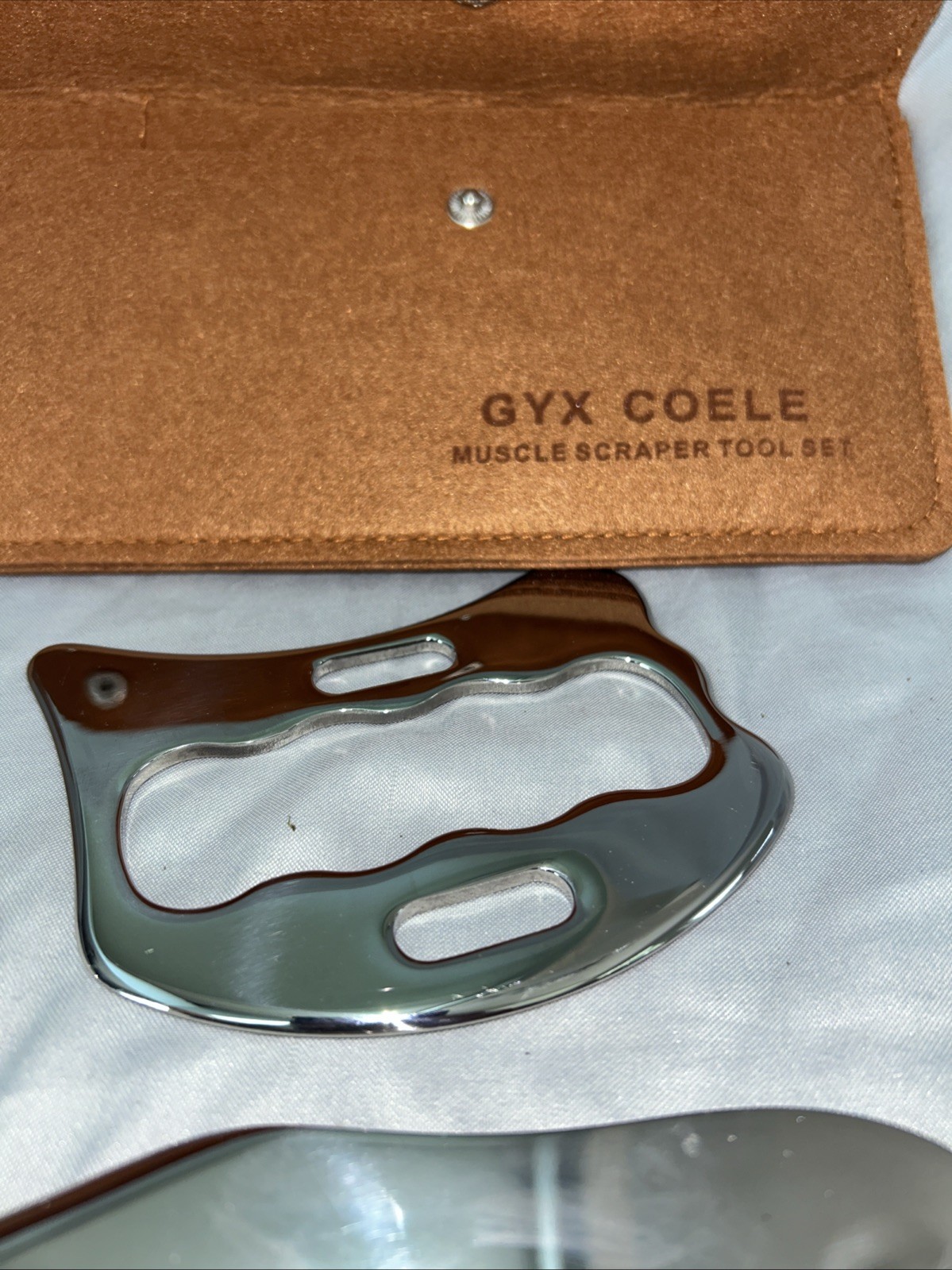 GYX COELE Stainless Steel Muscle Scraper Tool Set, 4Piece Professional Physic…