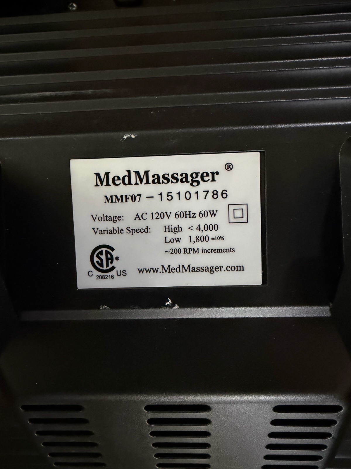 MedMassager Foot Massager Model MMF07 Therapeutic 11 Speeds