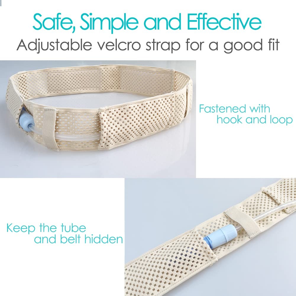 Mesh Breathable PD Belt Peritoneal Dialysis Catheter Accessories Supplies Sof…