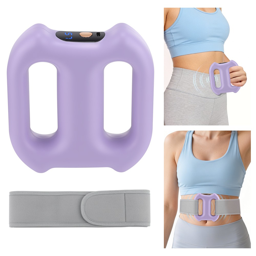 Handheld Fascial Massage Ring Deep Tissue Slimming Belt Vibration Body Shaping