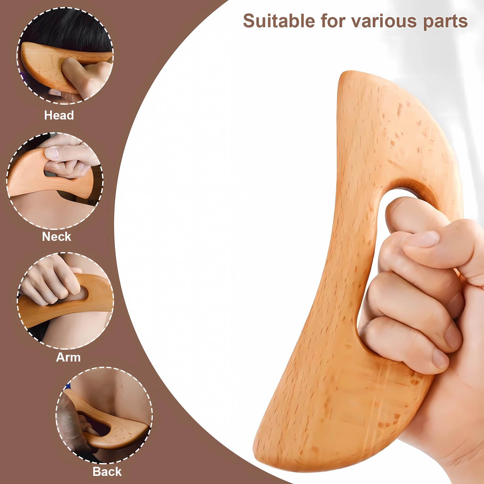 8-in-1 Wood Therapy Massage Tools, Lymphatic Drainage Massager Maderoterapia …
