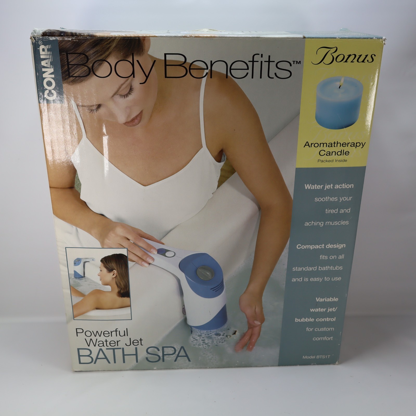 New ConAir Body Benefits Water Jet Bath Spa Bubble Model BTS1 BTS1T
