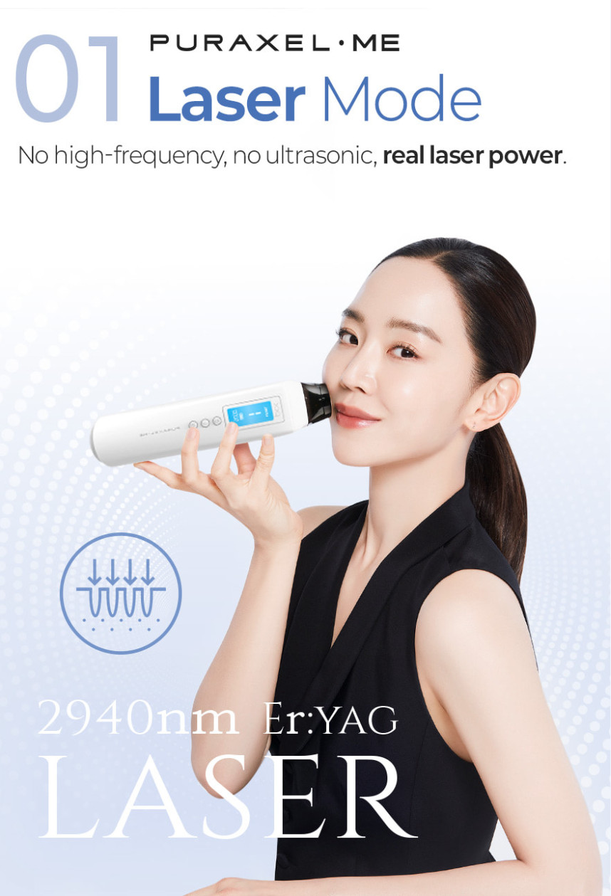 PURAXEL ME Double Shot Beauty Device Home Galvanic Laser Pore Elasticity Care