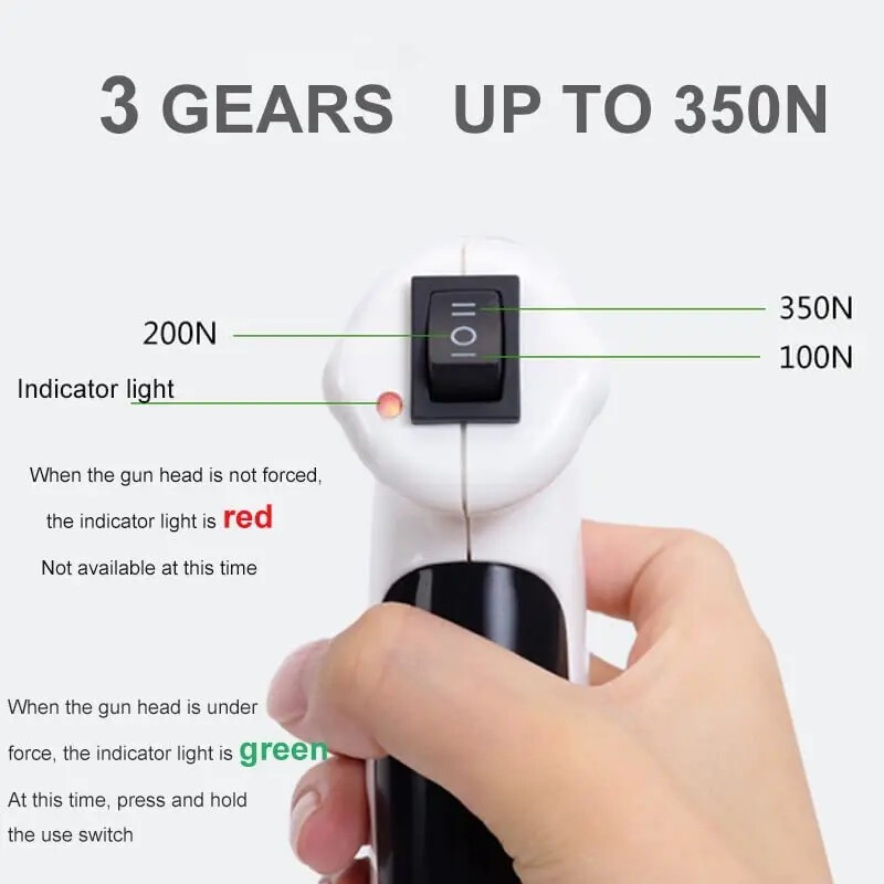 Spine Electric Massage Gun Back Pulse Cervical Correction Tool Bit Manual Back .