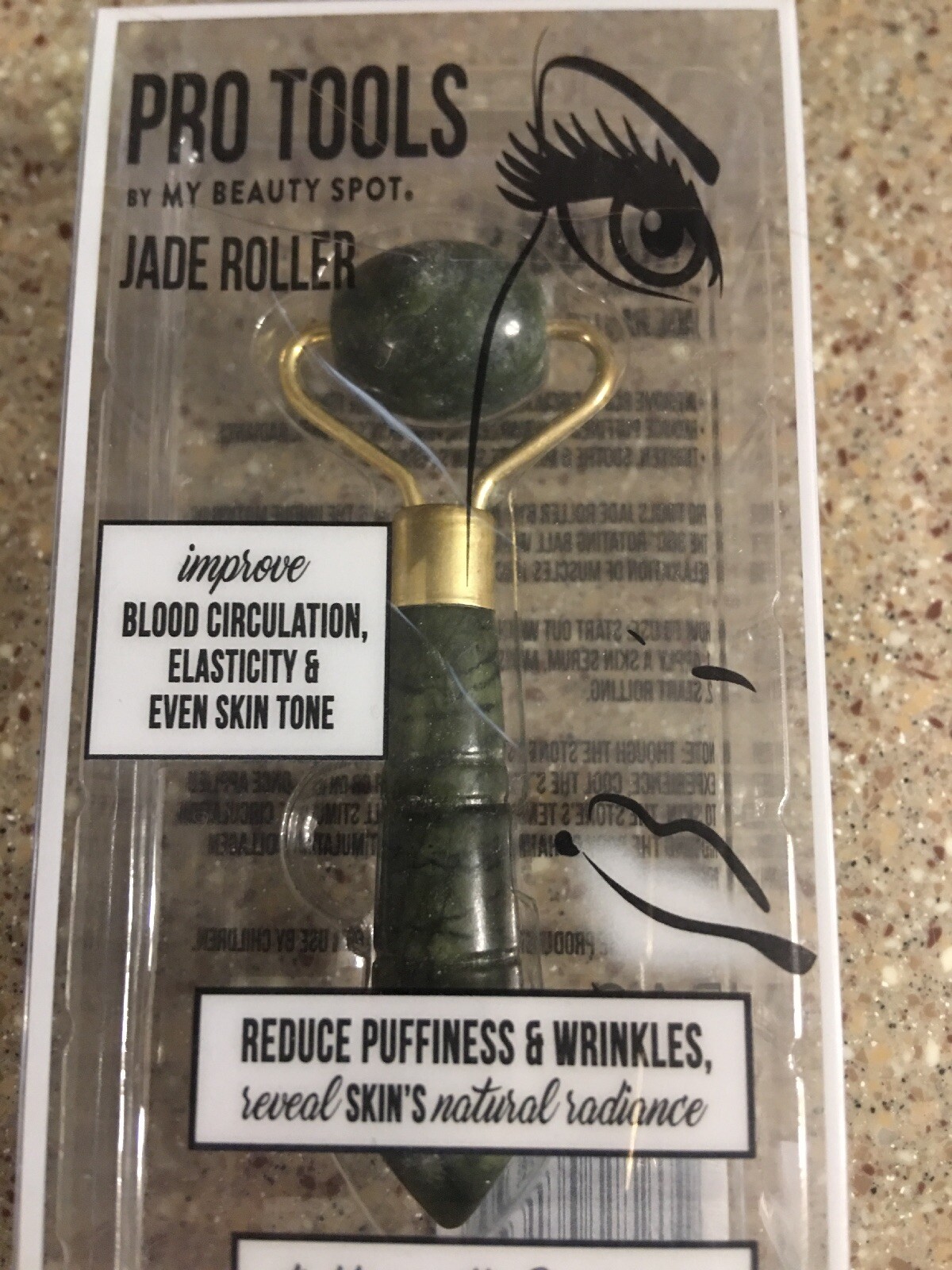 Jade eye roller PRO TOOLS By My Beauty Spot Eye bag and wrinkle reducer