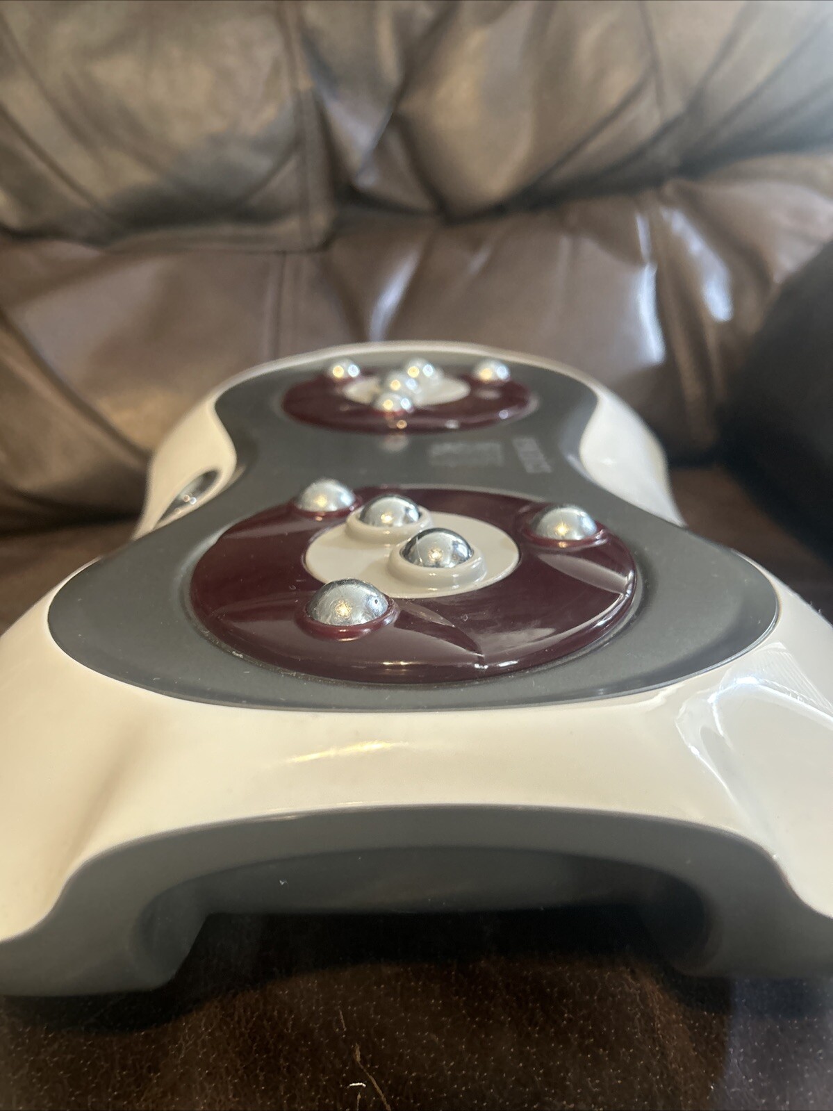 Homedics Shiatsu Gray White Deep Kneading Soothing Heat Foot Massager TESTED
