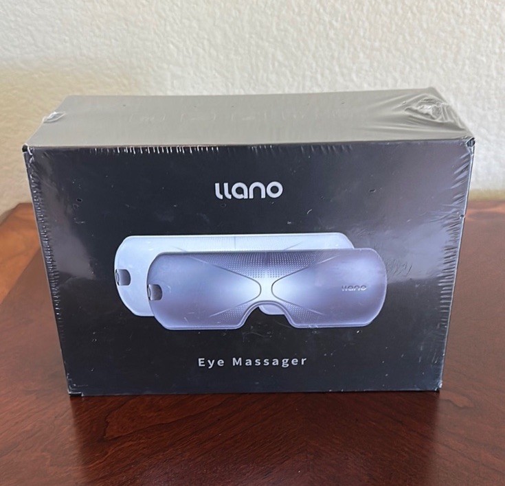 llano Eye Massager LL-EM004 – Light Grey, NEW Sealed