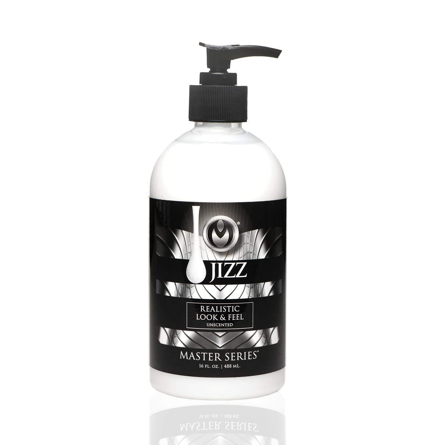 Creamy White Unscented Water-Based Body Glide 16oz for Couples, Massage Lubrican