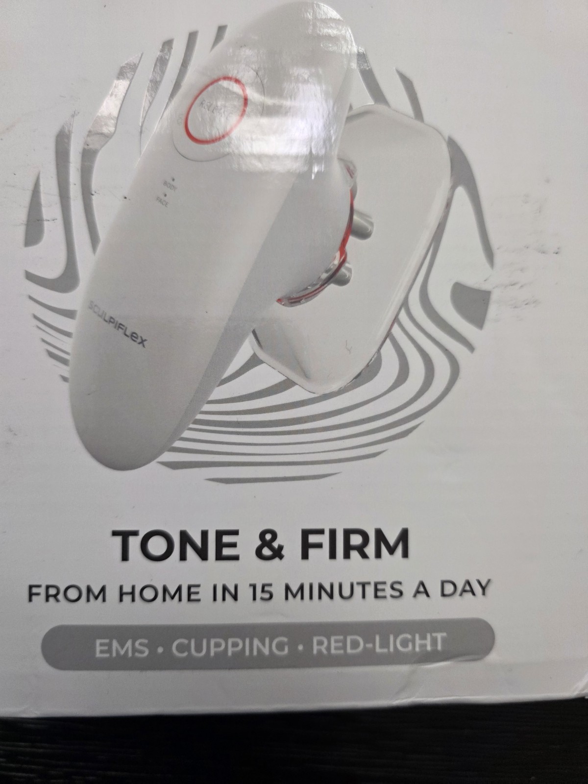 Sculpiflex Tone & Firm EMS, Cupping, and Red-Light Sculpting New 🔥 3 In 1